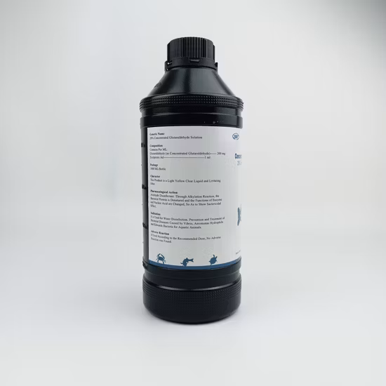 OEM Antiseptic Liquid Glutaraldehyde Disinfectant Aquaculture