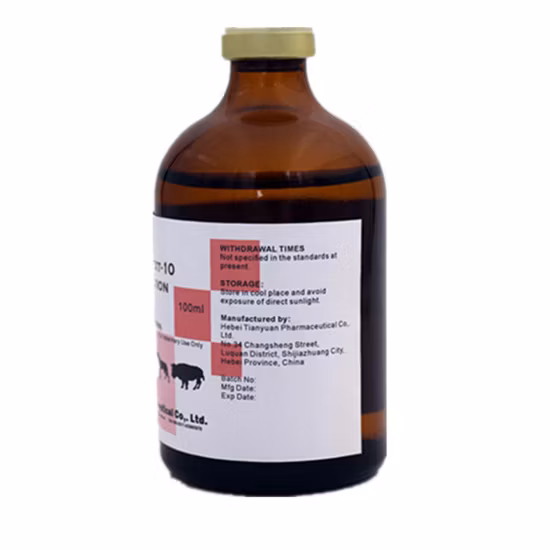 Veterinary Medicine Iron Dextran 5% Injection Factory for Animal, Pig, Sheep, Camel