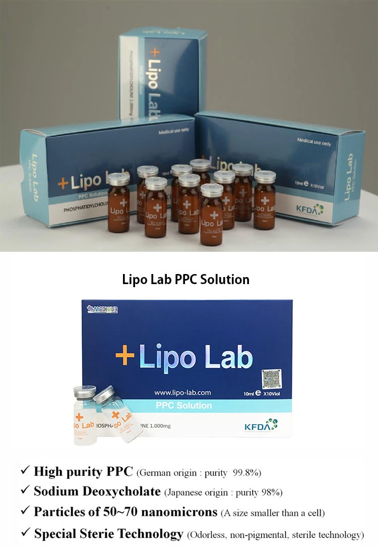Wholesale Korea Weight Loss Fast Fat Reduction Injection Lipolytic Lipo Lab Ppc Solution